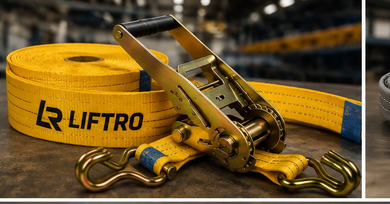 LIFTRO ratchet lashing belt